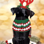 Back of Holiday Black Lab Pop-Up