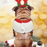 Back of Holiday English Bulldog Pop-Up Card