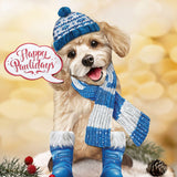 Holiday Poodle Pop-Up Card