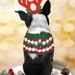 Back of Holiday Boston Terrier Pop-Up