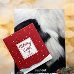 Holiday Boston Terrier Pop-Up envelope