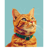 Orange Tabby Cat Card