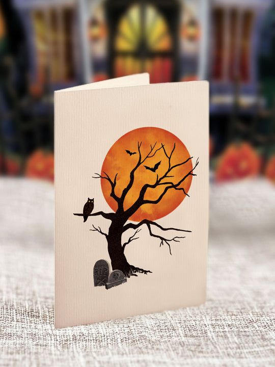 Haunted House Matching Note Card