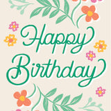 Blooming Birthday Cake Card