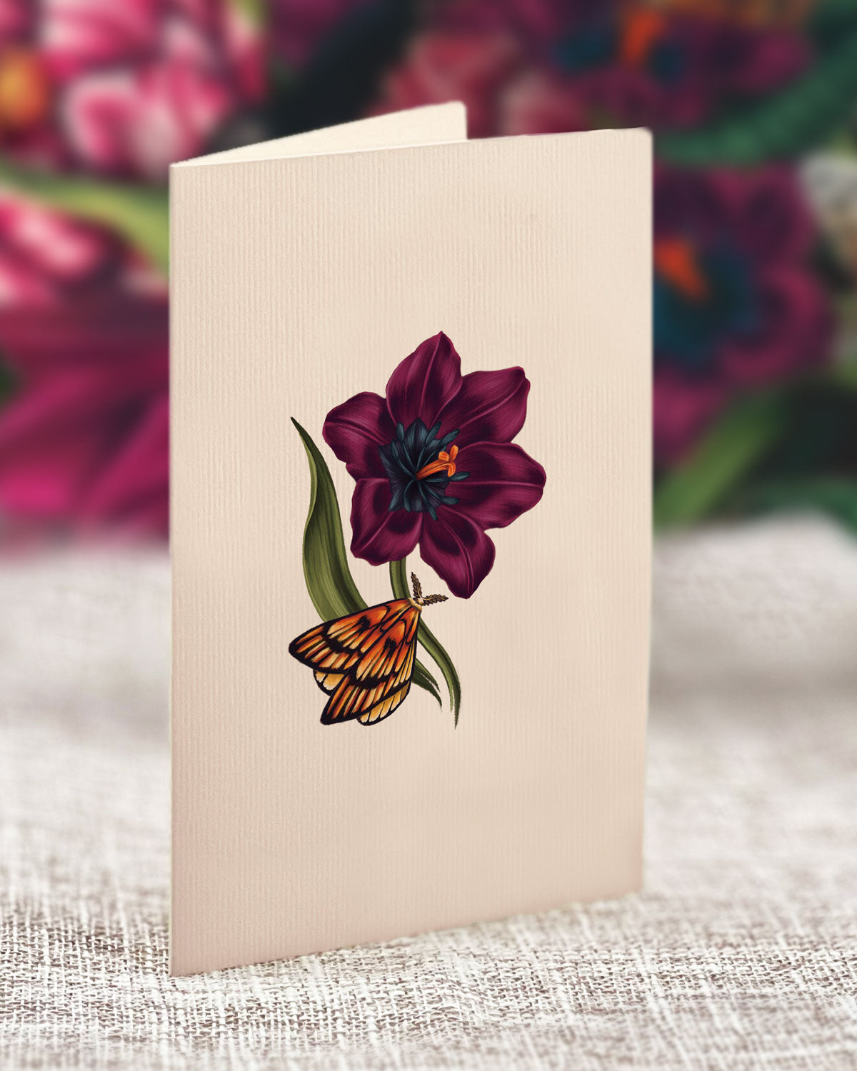 Mini Moonlight Garden notecard