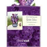 Mini Garden Lilacs bouquet and envelope