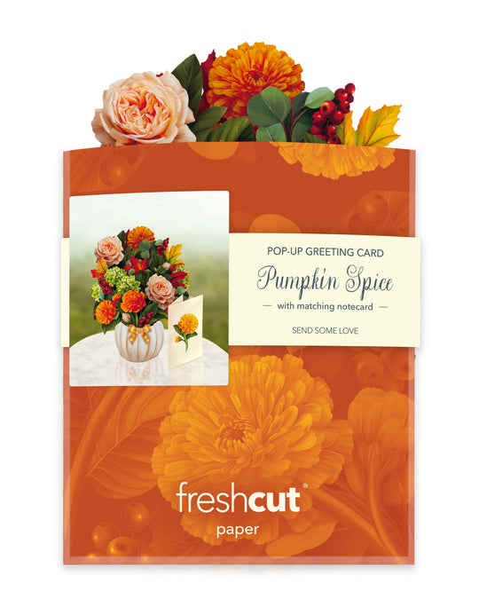 Mini Pumpkin Spice Bouquet with Envelope