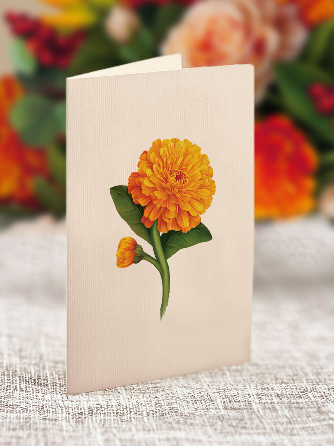 Mini Pumpkin Spice matching notecard