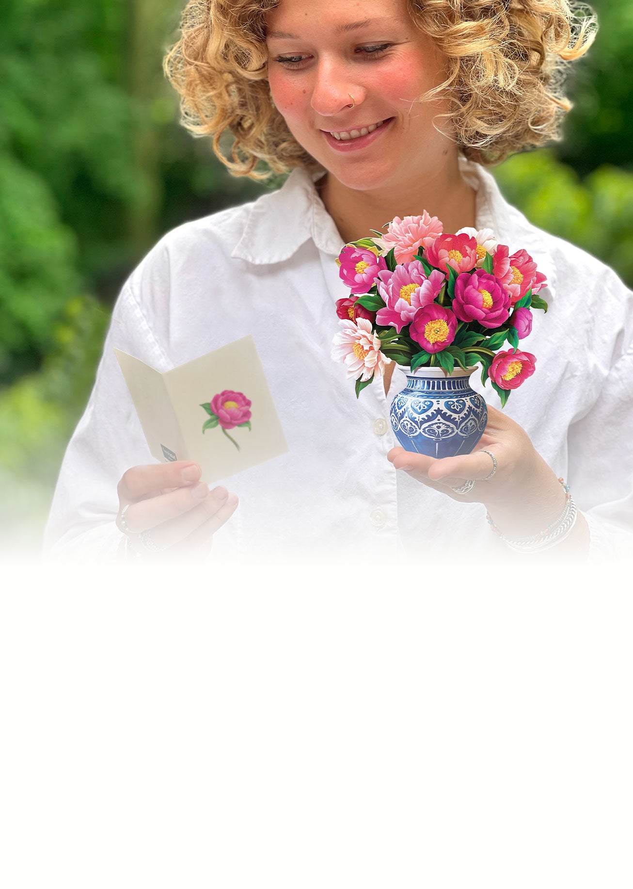 Free Mini Peony when you spend over $20