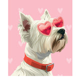 Valentine's Day Westie Card