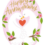 Anniversary Doves Card - FreshCut Paper