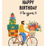 Birthday Bike Ride Card - FreshCut Paper