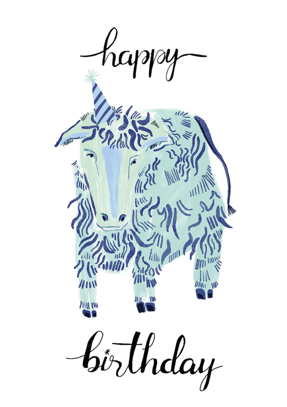 Birthday Bull Card - FreshCut Paper