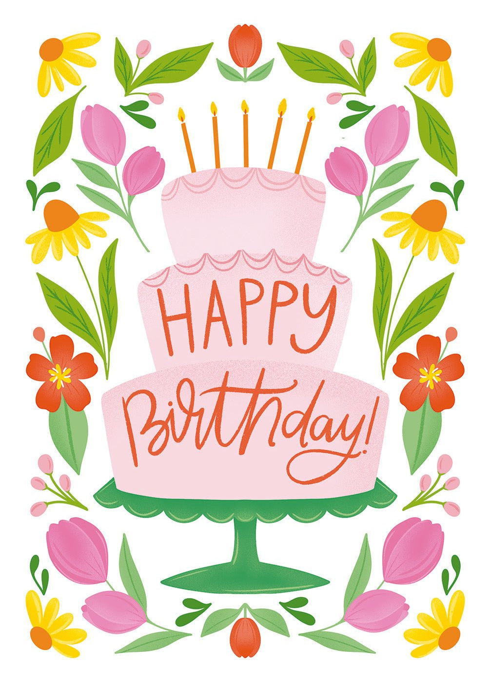 Birthday Layer Cake Card - FreshCut Paper