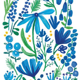 Blue Floral Card - FreshCut Paper