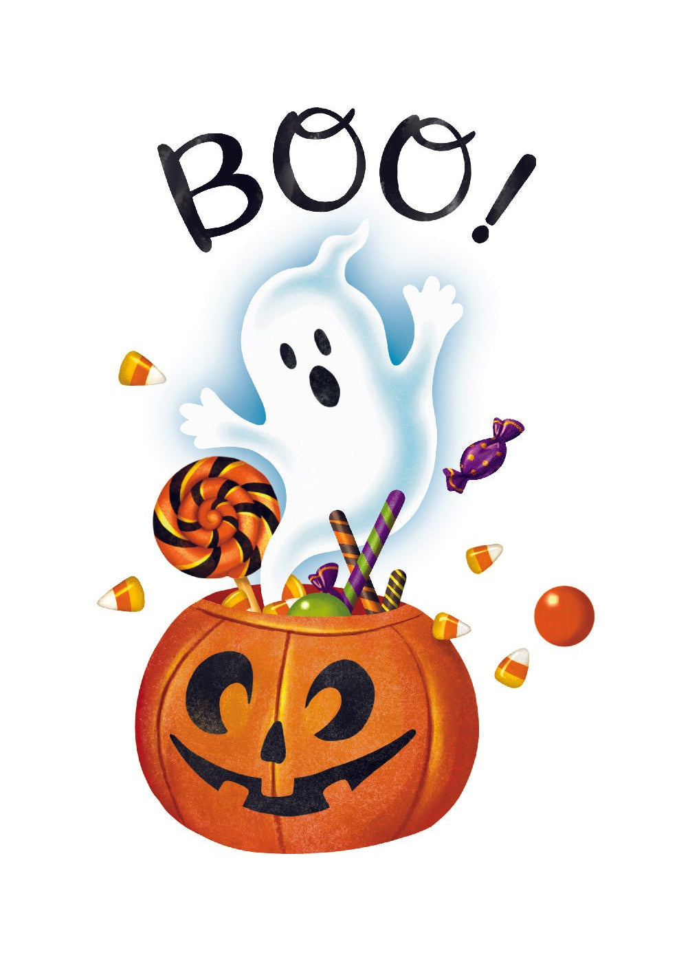 Boo Ghost Card - FreshCut Paper