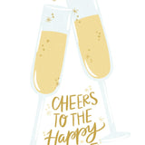 Champagne Cheers Card - FreshCut Paper