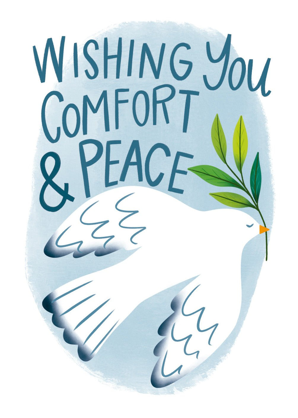 Comfort and Peace Dove Card - FreshCut Paper