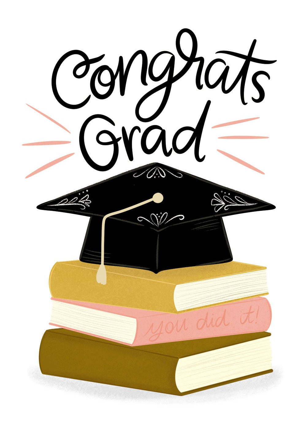 Congrats Grad Card - FreshCut Paper