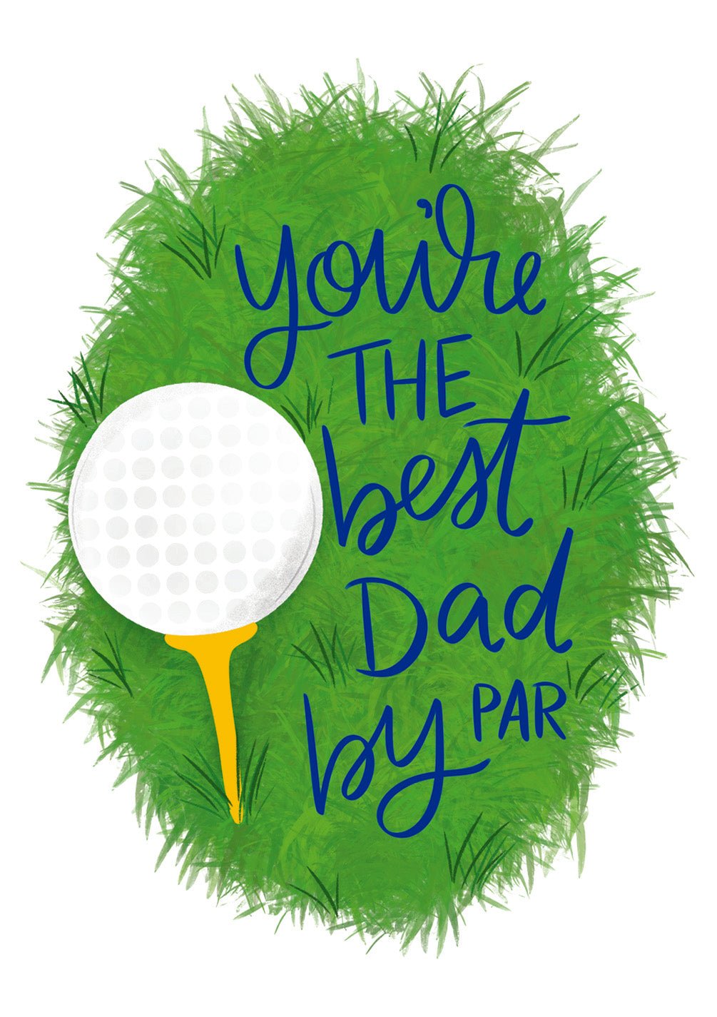 Dad Golf Card - FreshCut Paper