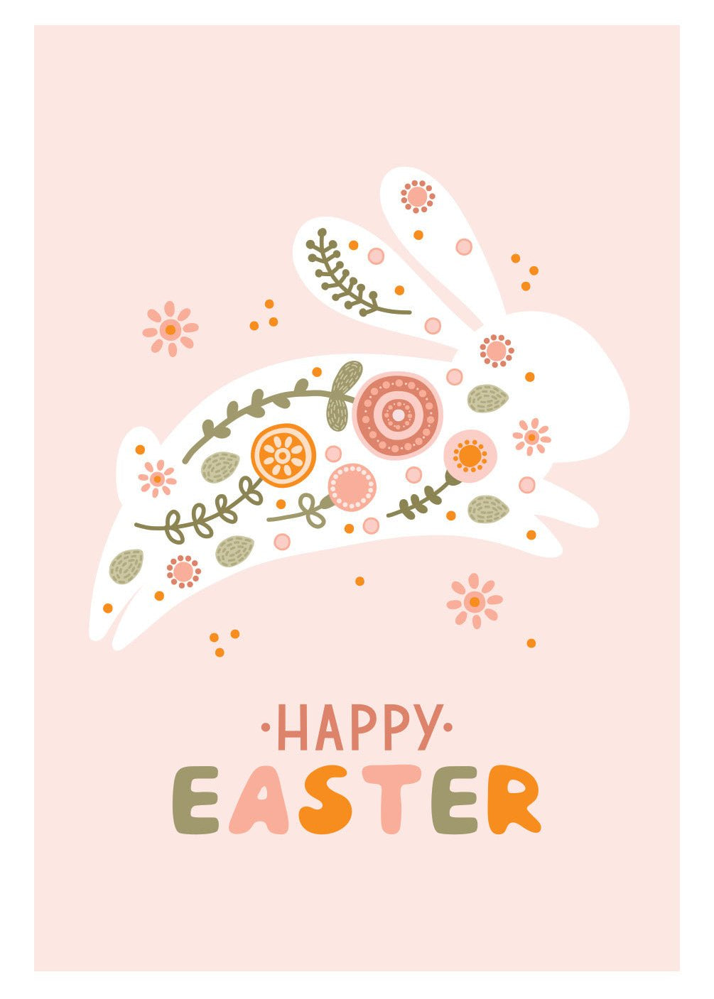 Easter Bunny Card - FreshCut Paper