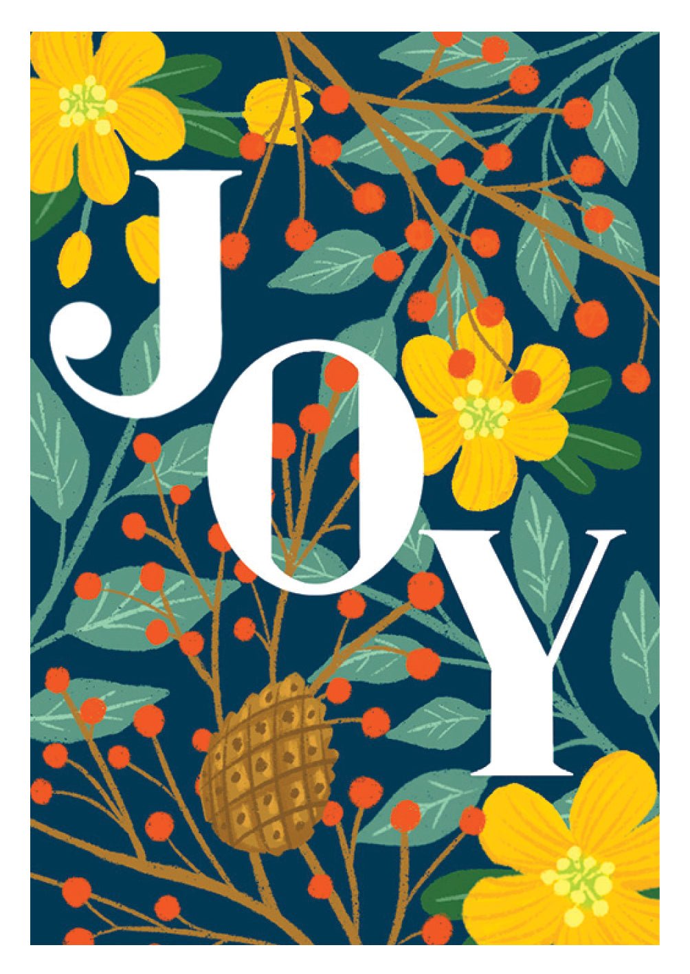 Floral Joy Card - FreshCut Paper