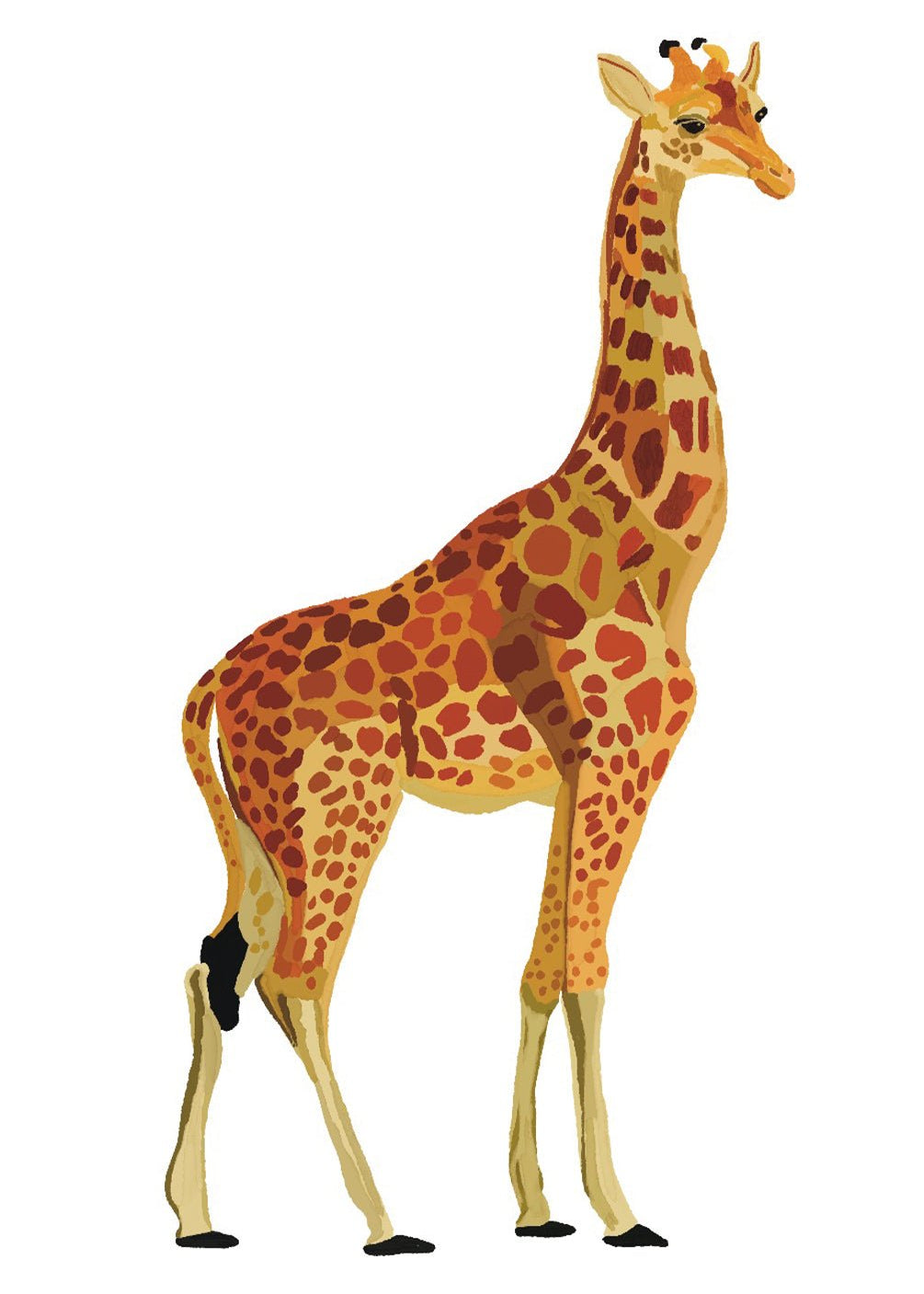 Giraffe Card - FreshCut Paper