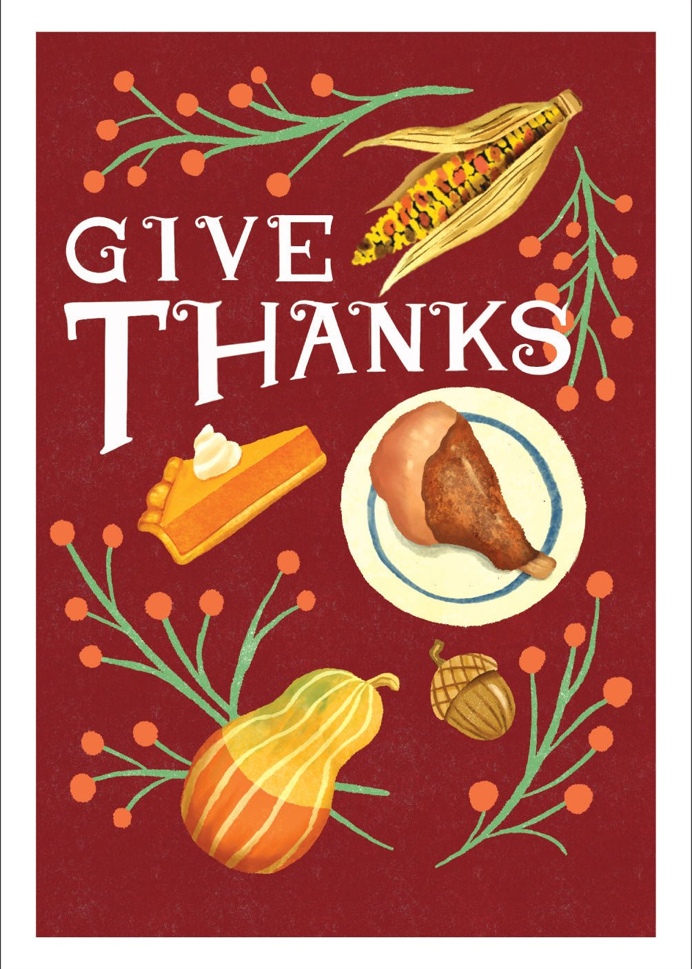 Give Thanks Card - FreshCut Paper