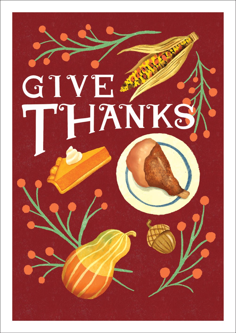 Give Thanks Card - FreshCut Paper