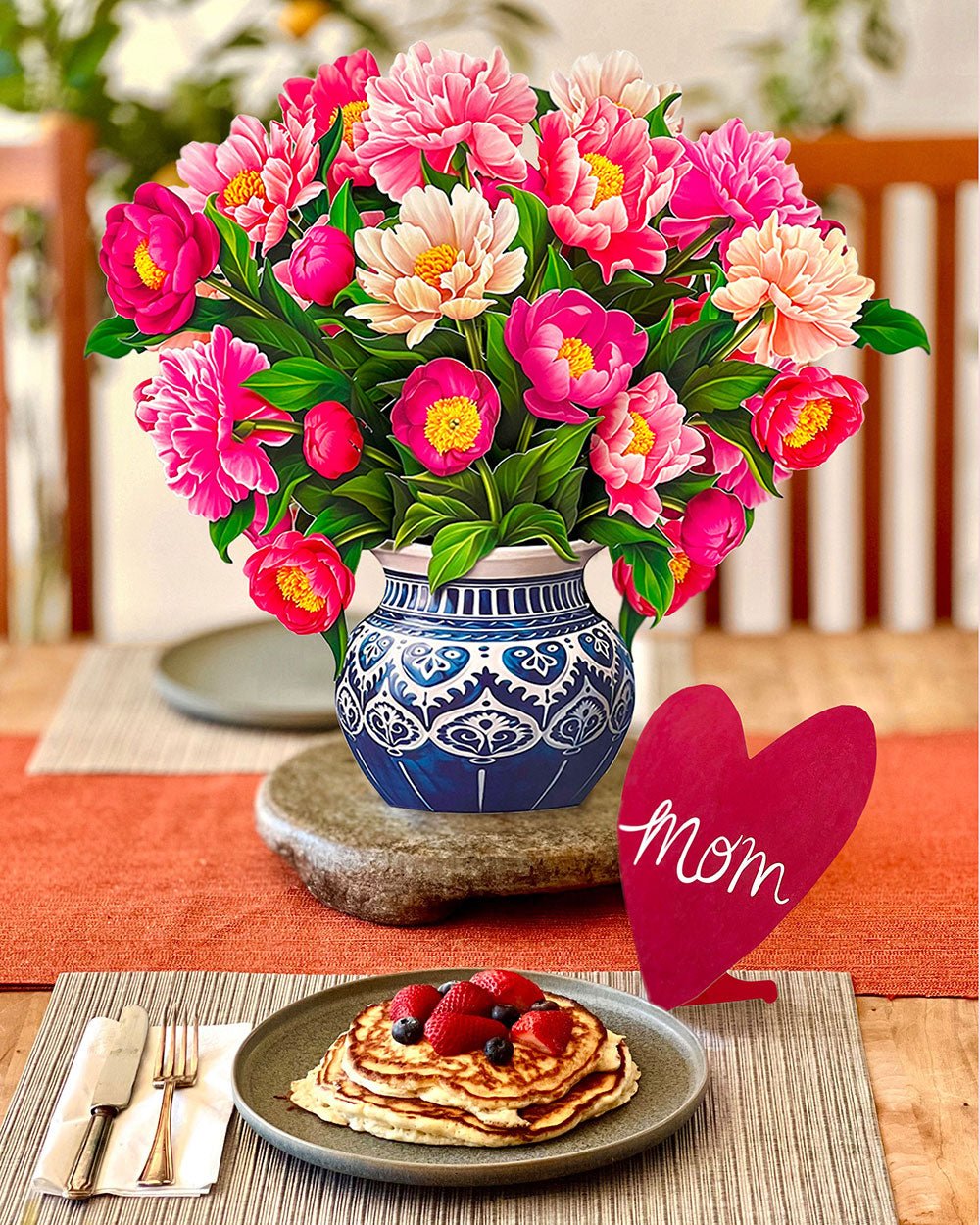 Grande Peony Paradise Mom Heart - FreshCut Paper