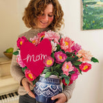 Grande Peony Paradise Mom Heart - FreshCut Paper