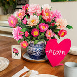 Grande Peony Paradise Mom Heart - FreshCut Paper