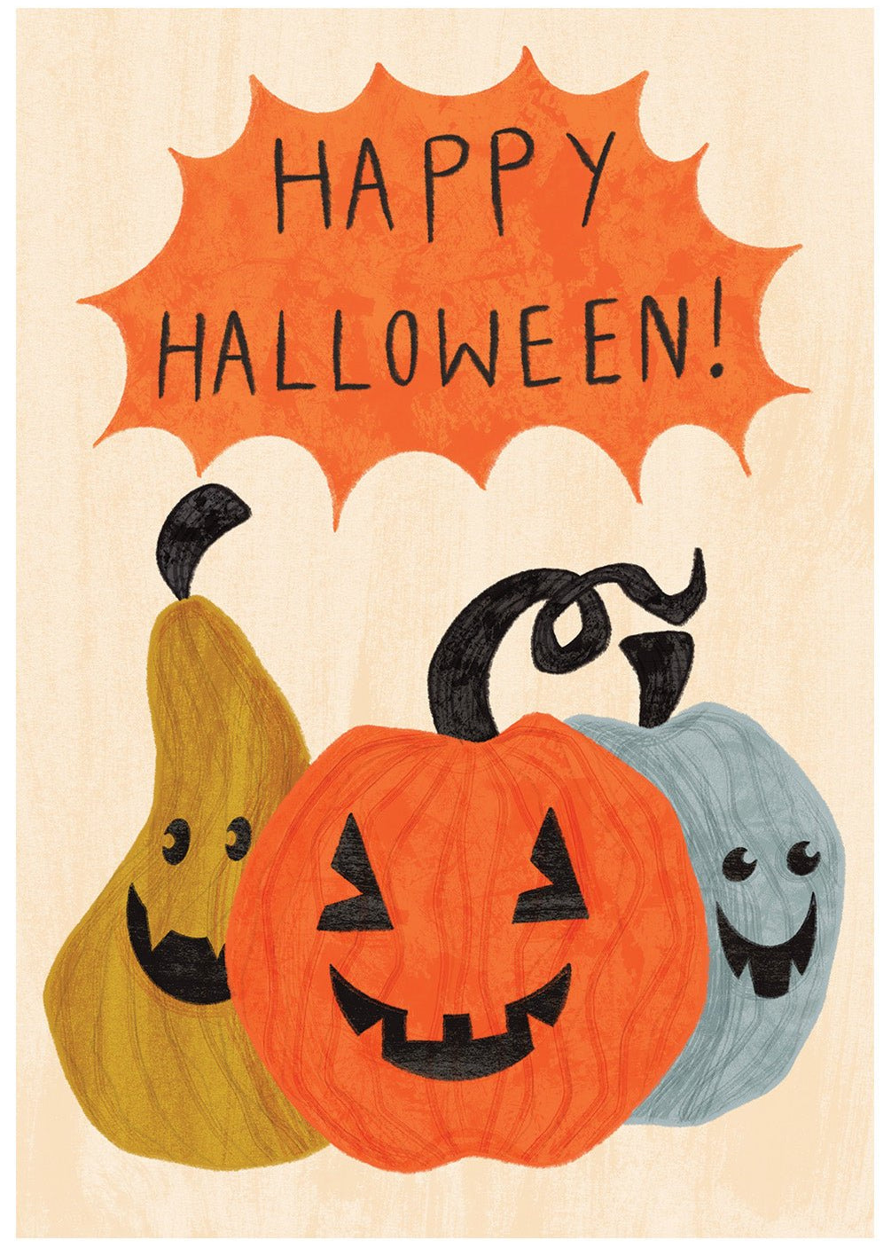 Halloween Pumpkins Card - FreshCut Paper