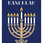 Happy Hanukkah Menorah Card - FreshCut Paper