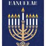 Happy Hanukkah Menorah Card - FreshCut Paper