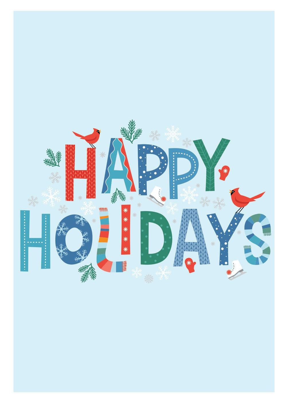 Happy Holidays Card - FreshCut Paper