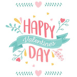 Happy Valentine's Day Banner Card - FreshCut Paper