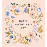 Happy Valentine's Day Wreath Card - FreshCut Paper