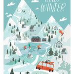 Hello Winter Card - FreshCut Paper