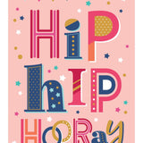 Hip Hip Hooray Card - FreshCut Paper