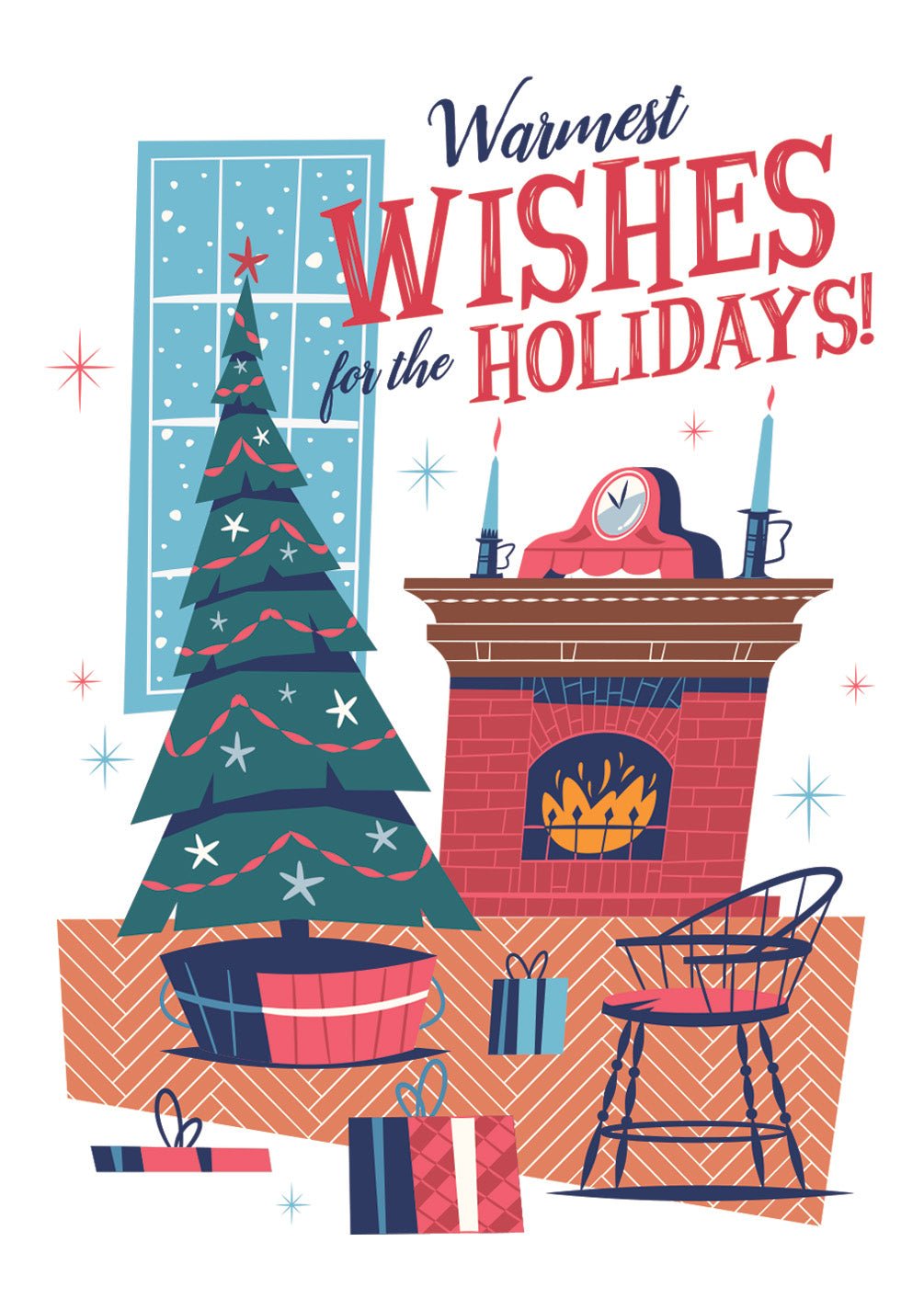 Holiday Wishes Card - FreshCut Paper