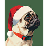 Holiday Pug Card