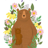 I Love You Mom Bear Card - FreshCut Paper