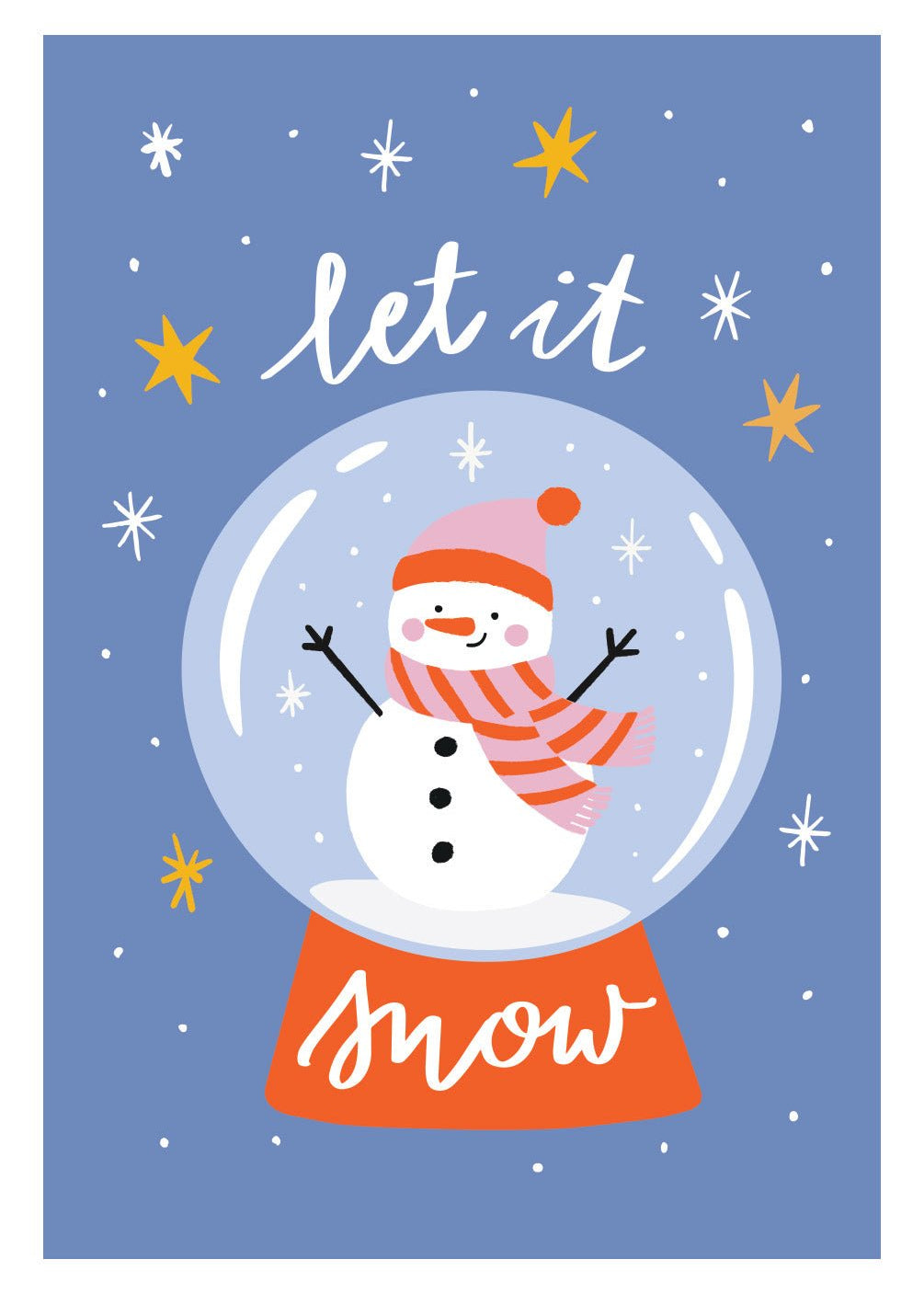 Let it Snow Card - FreshCut Paper