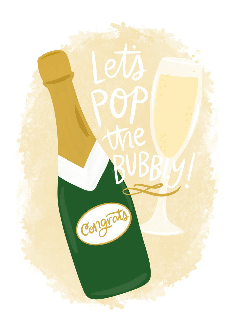 Let's Pop the Bubbly Card - FreshCut Paper