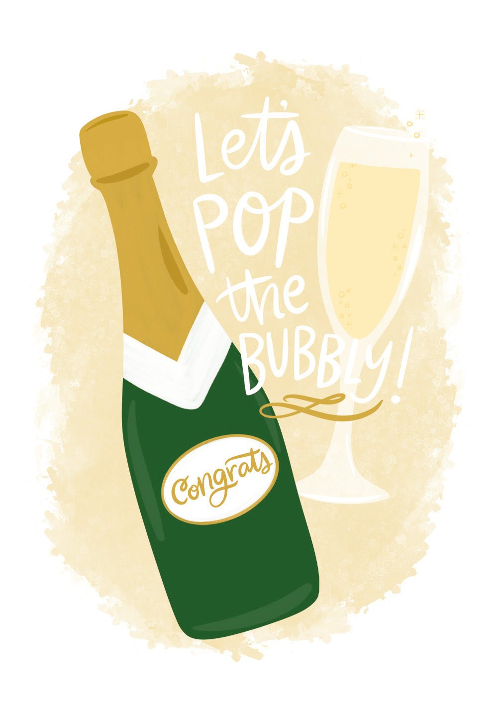 Let's Pop the Bubbly Card - FreshCut Paper