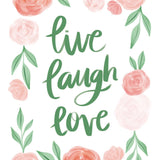 Live Laugh Love Card - FreshCut Paper