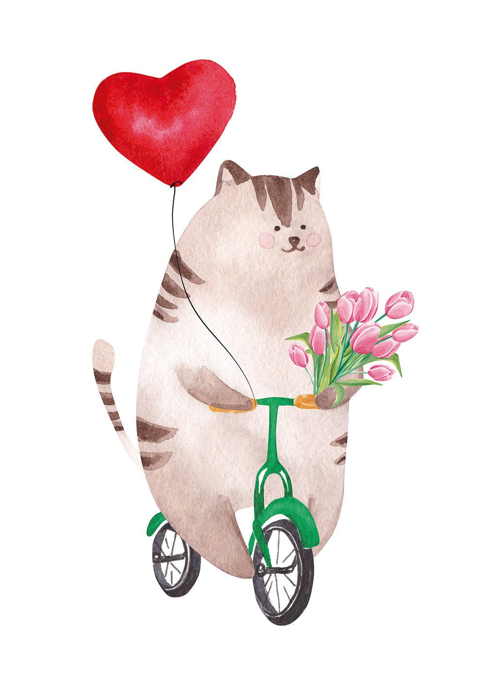 Love Cat Card - FreshCut Paper