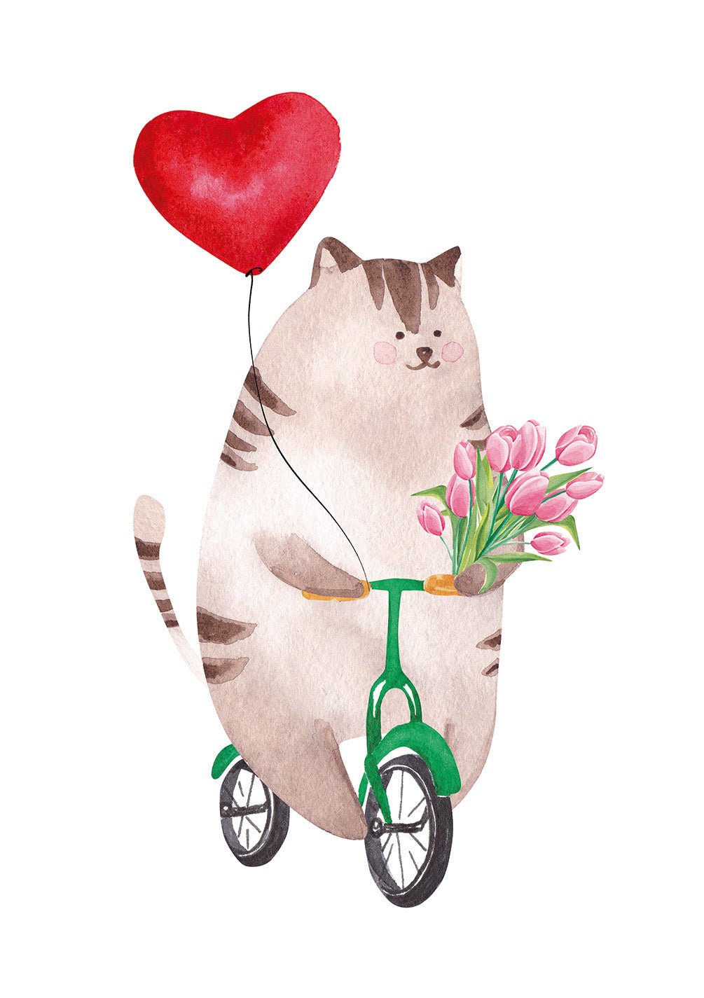 Love Cat Card - FreshCut Paper