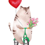 Love Cat Card - FreshCut Paper